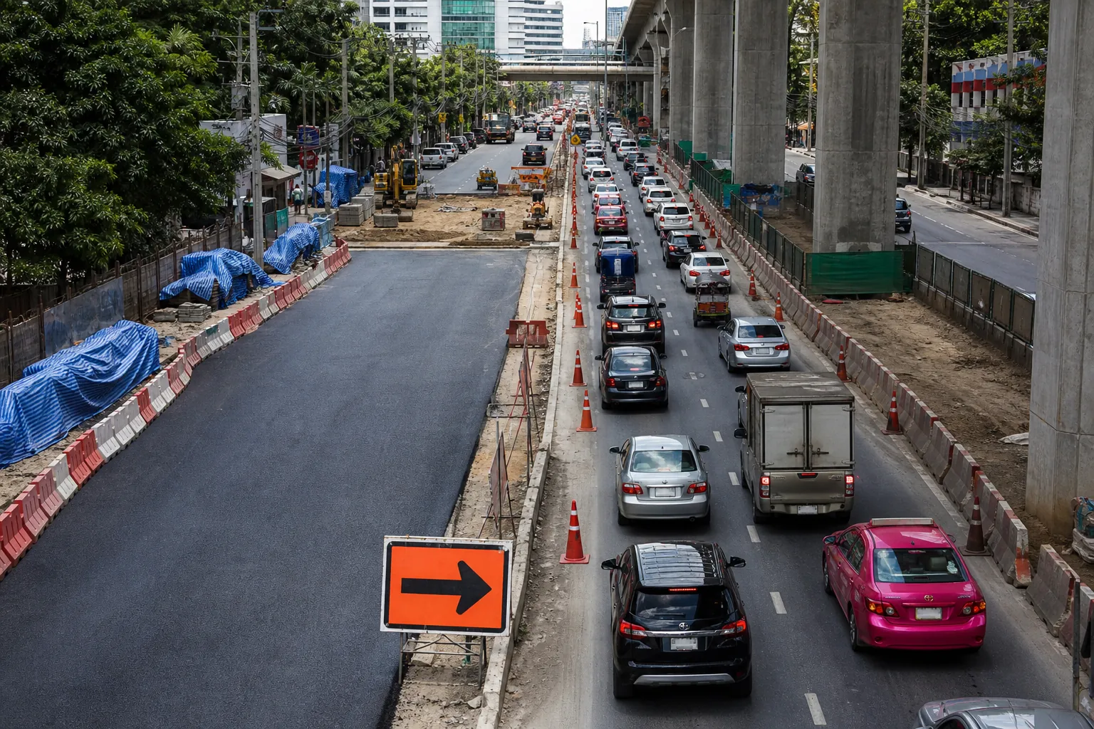 ประกัน CAR งานก่อสร้างถนน: รถชนเข้าโครงการเคลมได้หรือไม่